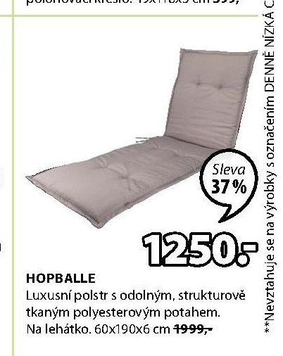 HOPBALLE Luxusní polstr