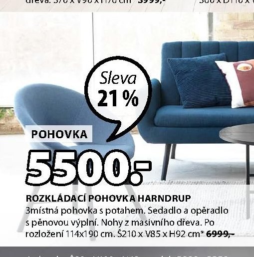 ROZKLÁDACÍ POHOVKA HARNDRUP