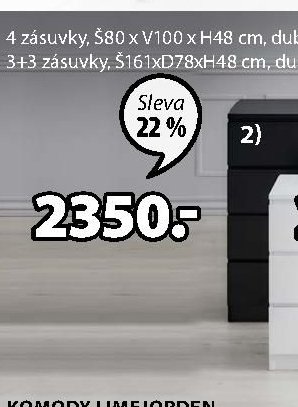 KOMODY LIMFJORDEN 4 zásuvky