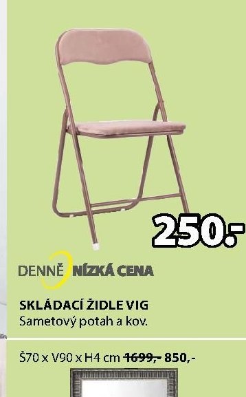 Skládací židle Vig