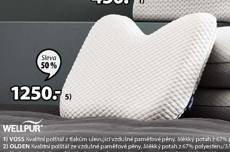 5) Polštář