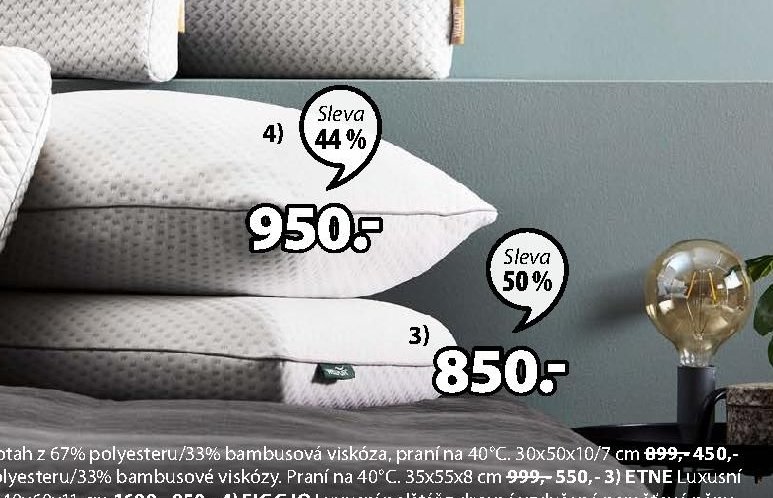 3) ETNE Luxusní polštář