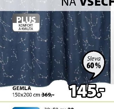 Sprchový závěs GEMLA
