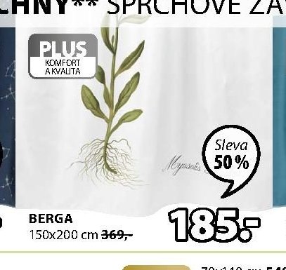 Sprchový závěs BERGA