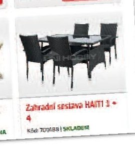 Zahradní sestava HAITI 1+4
