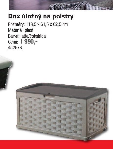 Box úložný na polstry
