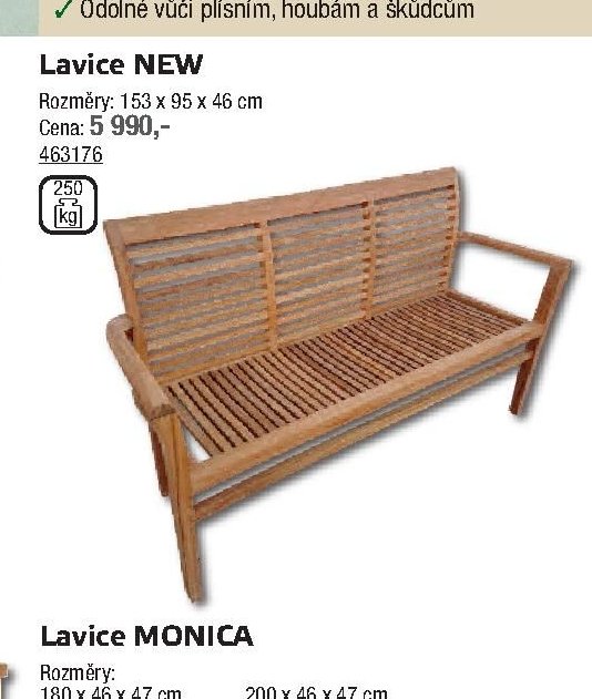 Lavice NEW