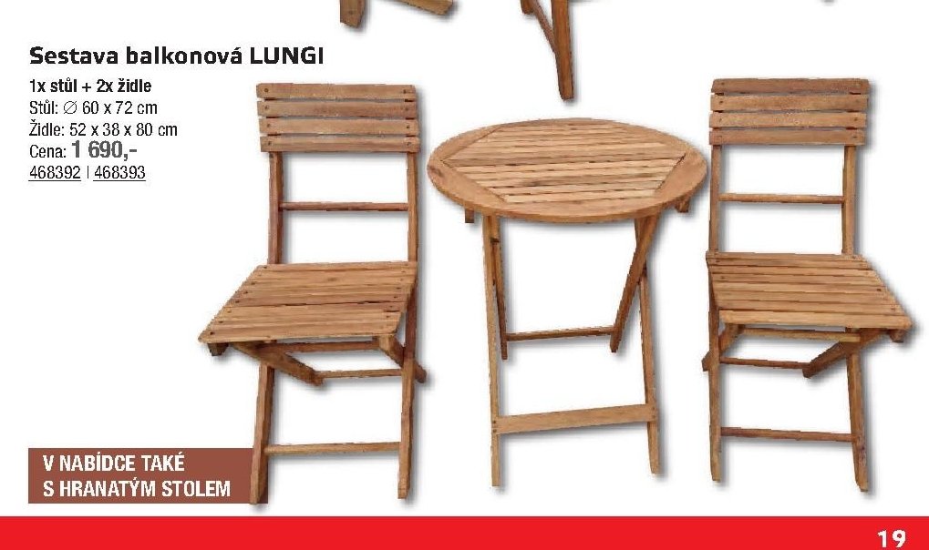 Sestava balkonová LUNGI