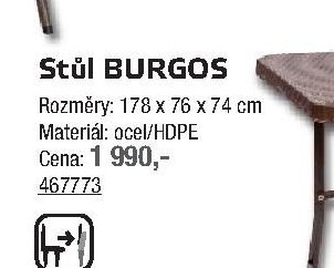 Stůl BURGOS