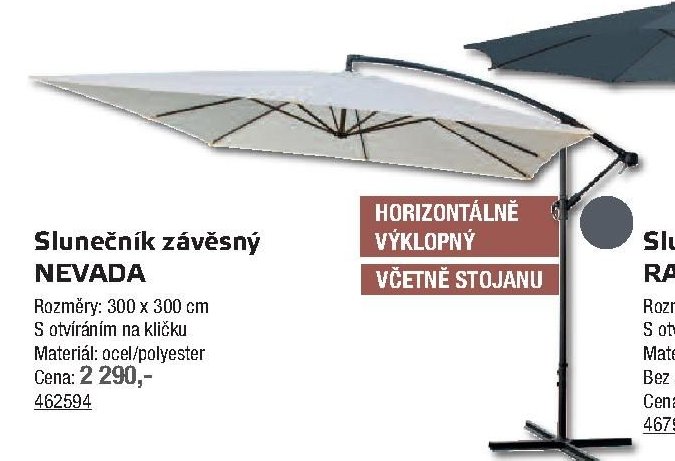 Slunečník závěsný NEVADA