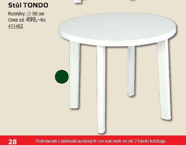 Stůl TONDO