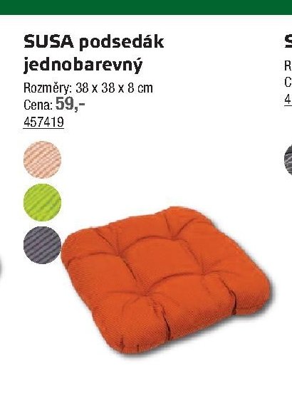 SUSA podsedák jednobarevný