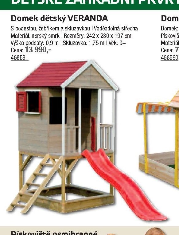 Domek dětský VERANDA