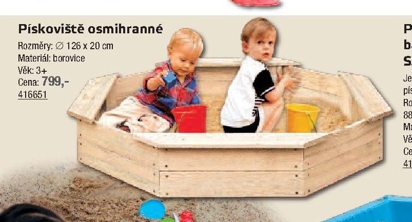 Pískoviště osmihranné