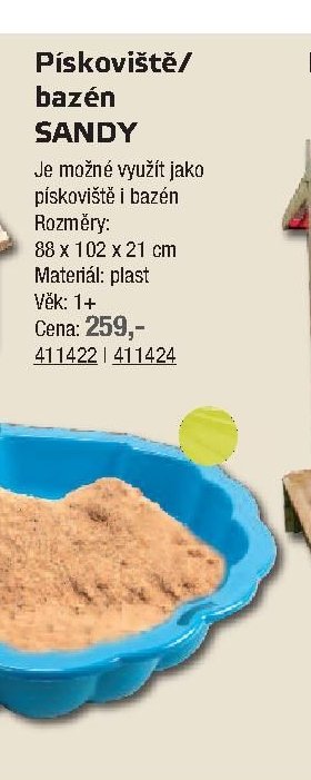 Pískoviště/bazén SANDY