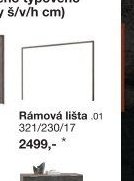 Rámová lišta .01