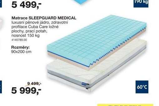 Matrace SLEEPGUARD MEDICAL