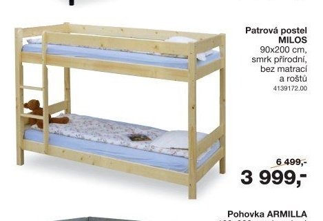 Patrová postel MILOS