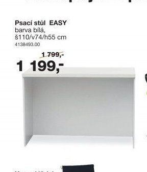 Psací stůl EASY