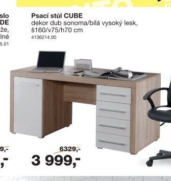 Psací stůl CUBE