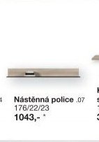 Nástěnná police .07