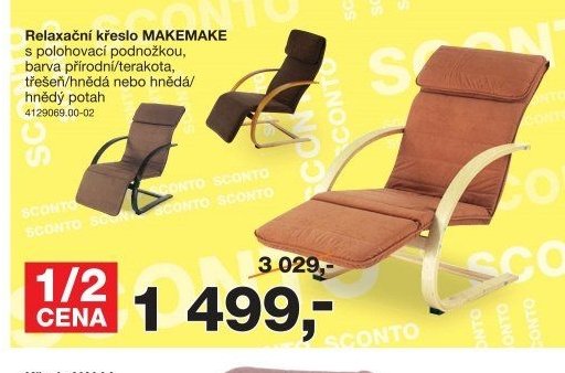Relaxační křeslo MAKEMAKE