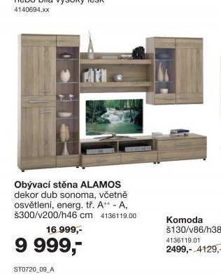 Obývací stěna ALAMOS
