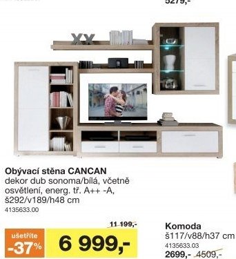Obývací stěna CANCAN