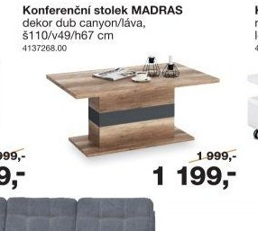 Konferenční stolek MADRAS
