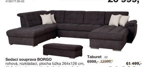 Sedací souprava BORGO