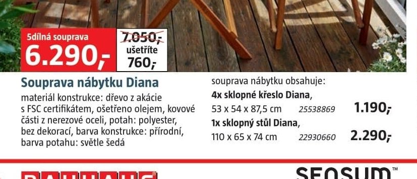 Souprava nábytku Diana