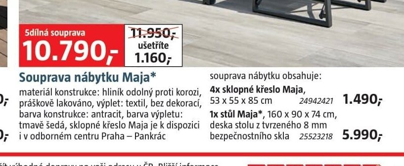 Souprava nábytku Maja