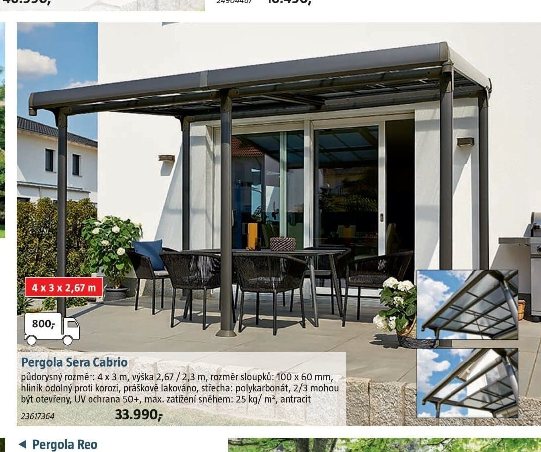 Pergola Sera Cabrio
