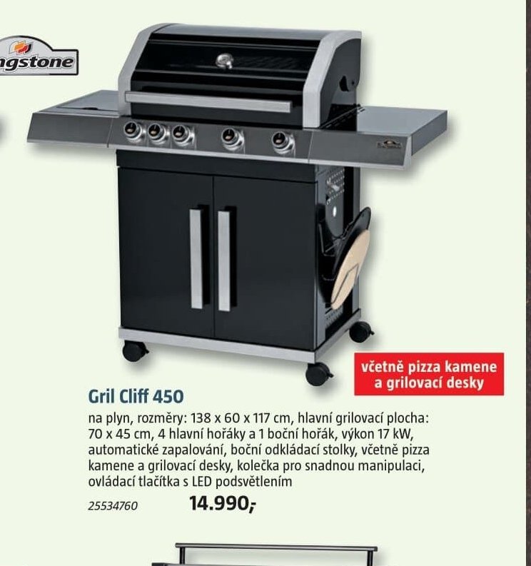 Gril Cliff 450