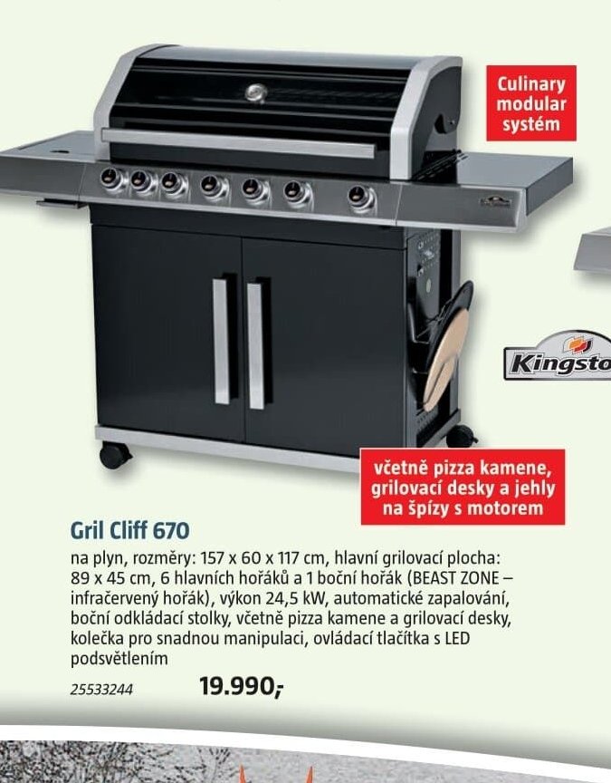 Gril Cliff 670