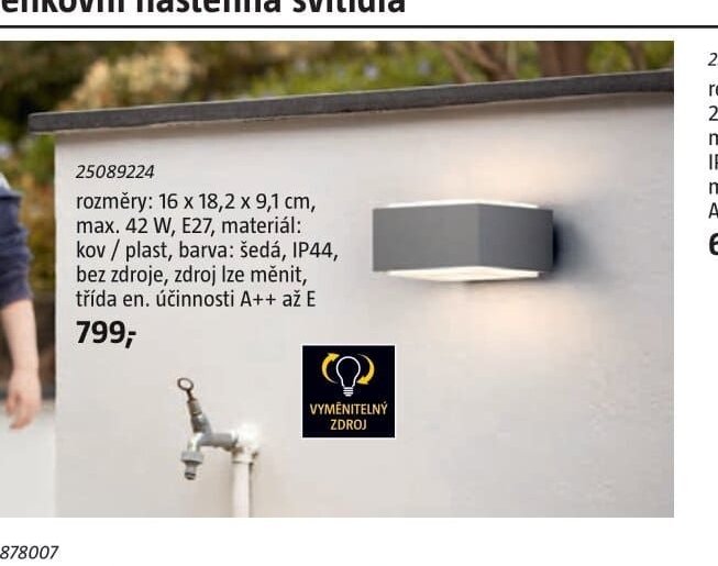 Venkovní nástěnná svítidla 25089224