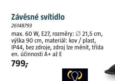 Závěsné svítidlo