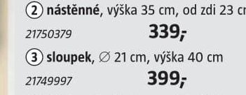 Série venkovních svítidel (sloupek)