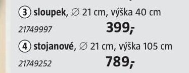 Série venkovních svítidel (stojanové)