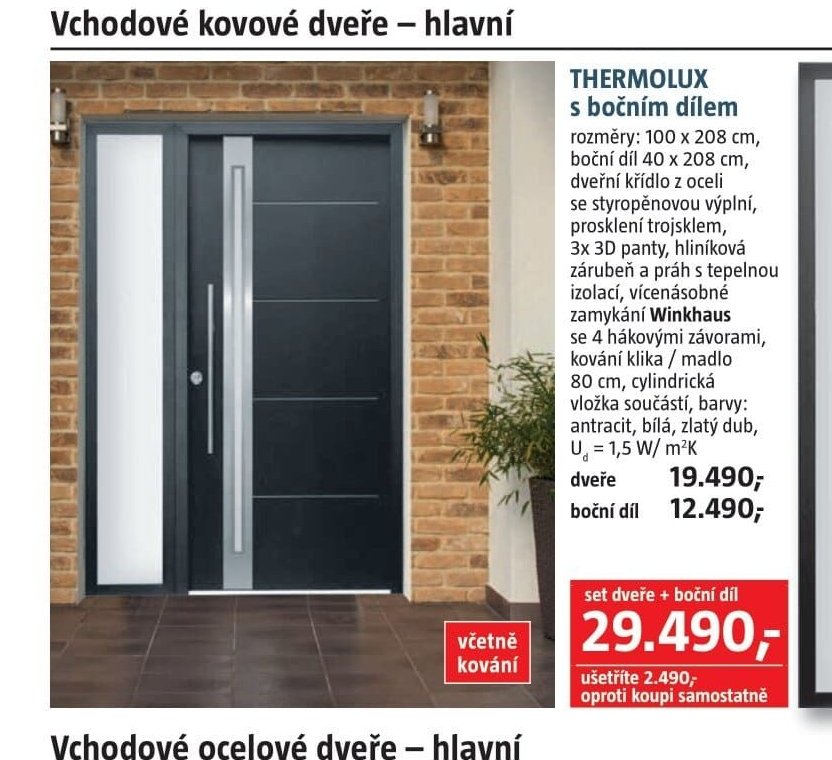 THERMOLUX s bočním dílem