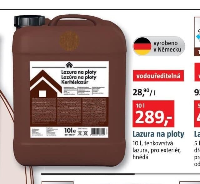 Lazura na ploty