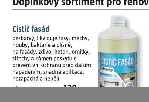 Čistič fasád