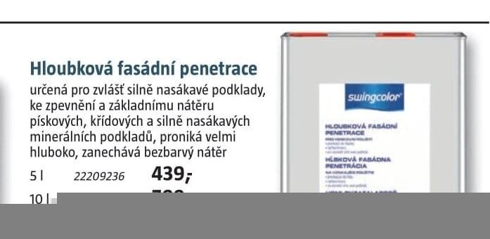 Hloubková fasádní penetrace