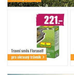 Travní směs Floraself pro okrasný trávník