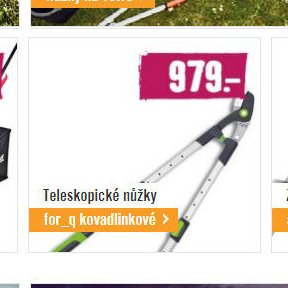 Teleskopické nůžky for_q kovadlinkové