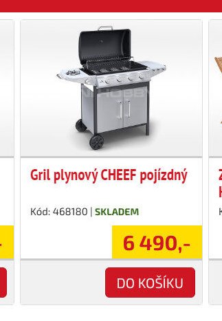 Gril plynový CHEEF pojízdný