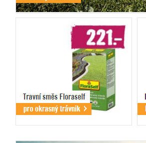 Travní směs Floraself pro okrasný trávník