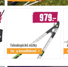 Teleskopické nůžky for_q kovadlinkové