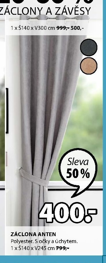 ZÁCLONA ANTEN