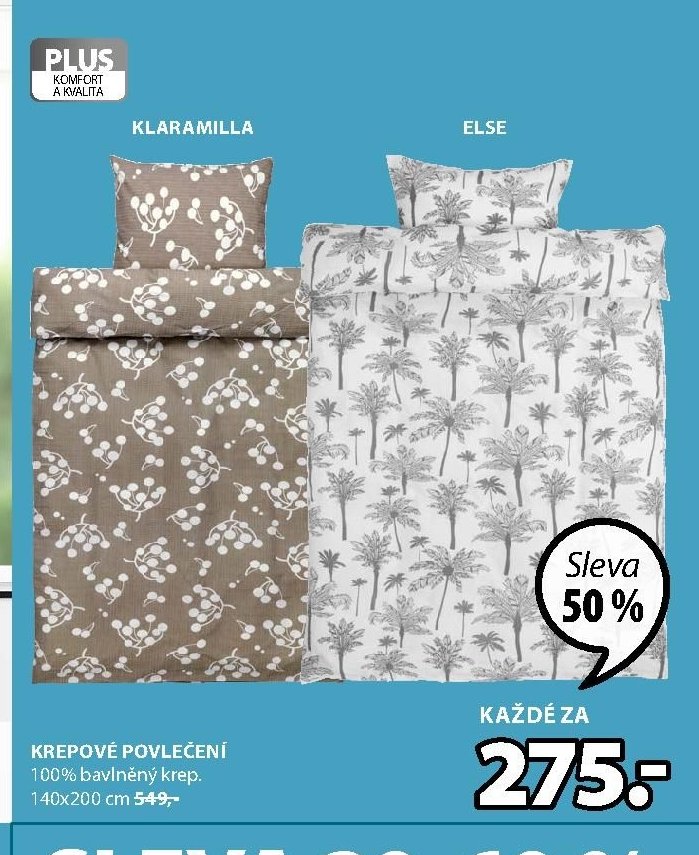 KREPOVÉ POVLEČENÍ KLARAMILLA